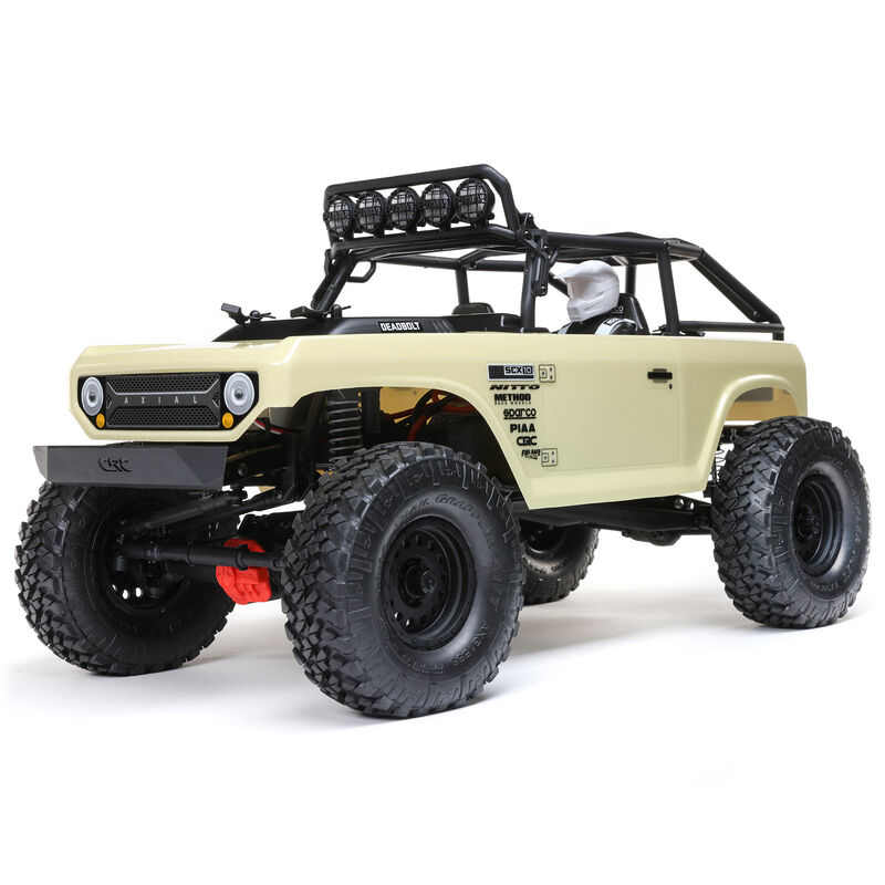 1/10 SCX10 II Deadbolt 4X4 Brushed RTR, Tan