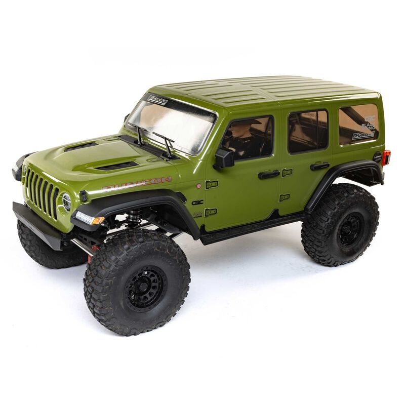 1/6 SCX6 Jeep JLU Wrangler 4X4 RTR Brushed Rock Crawler, Green