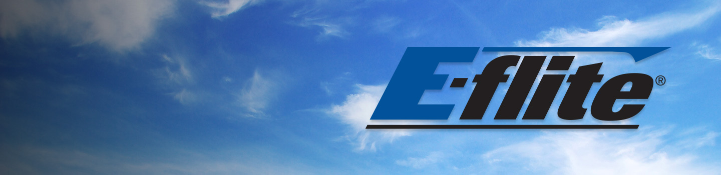 Banner with clouds for E-flite RC airplanes and RC jets