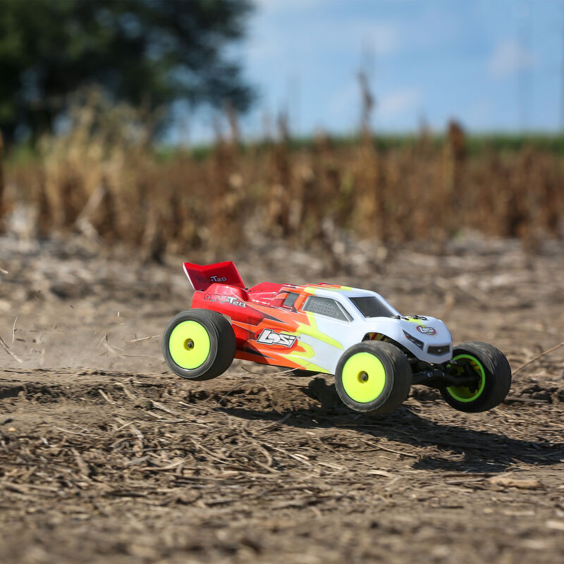 1/18 Mini-T 2.0 2S 2WD RTR Brushed Stadium Truck (Battery & Charger included), Red